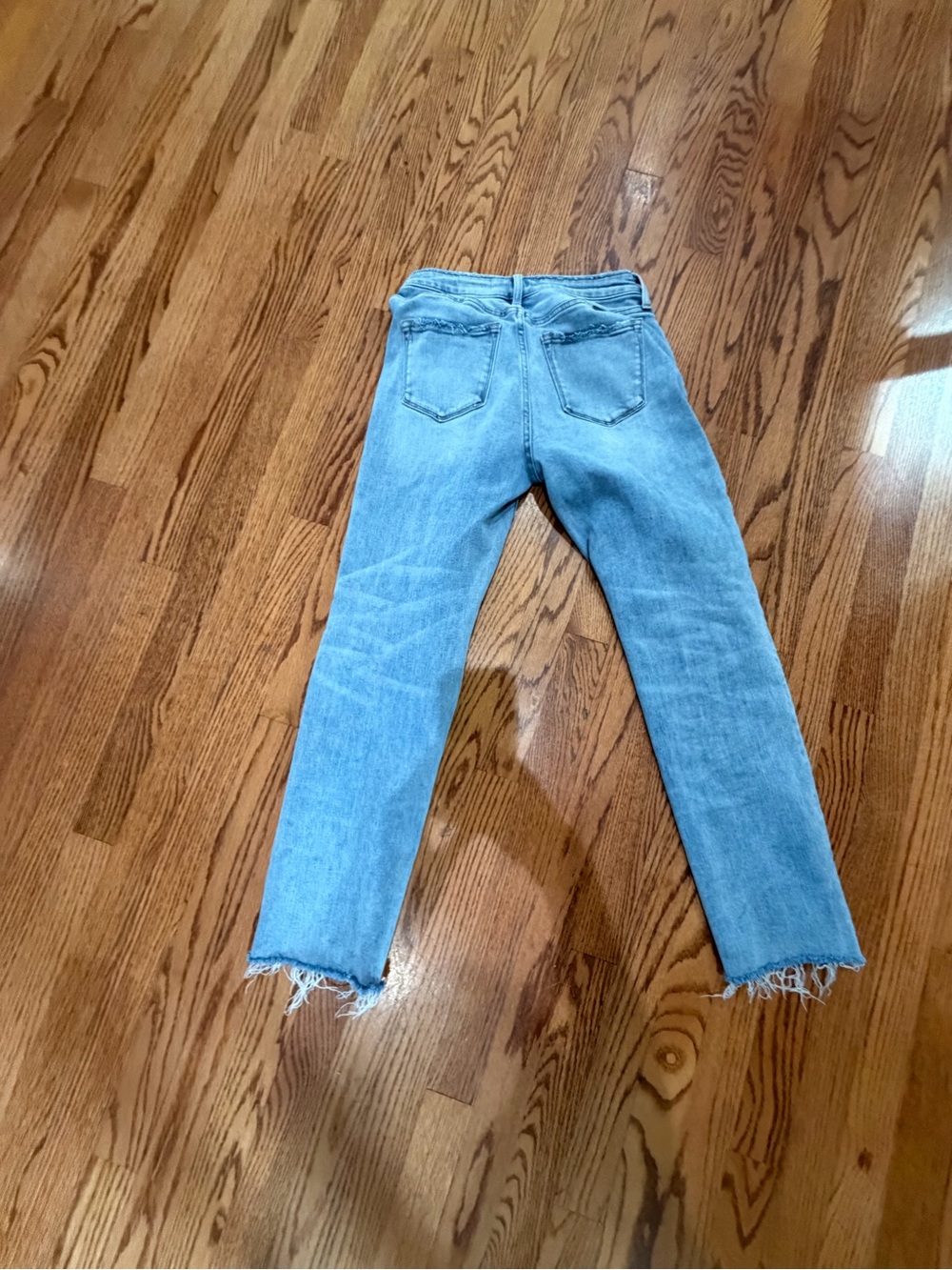 Light Blue Women's Straight Leg Jeans